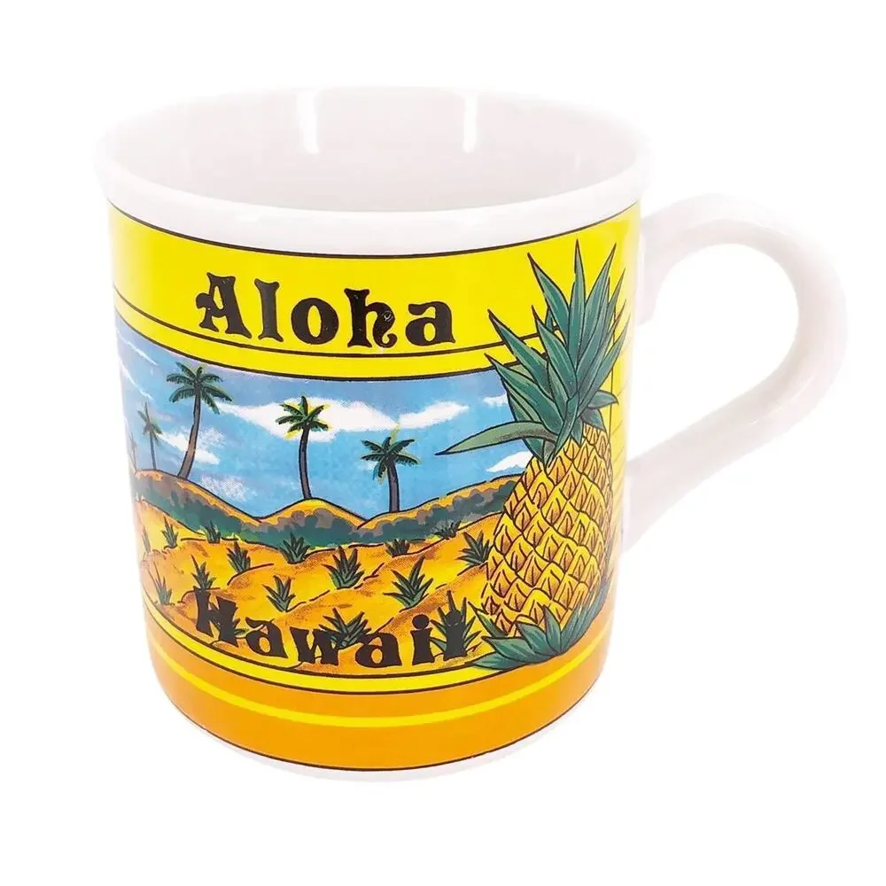 Aloha Hawaii coffee mug 90s 1990s vintage SALE